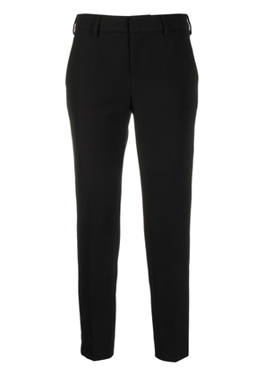 Pt01 cropped slim-fit trousers - Black