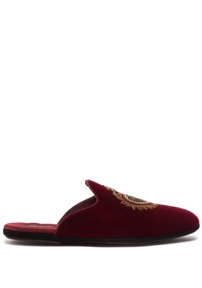 Dolce & Gabbana Sacred Heart backless slippers