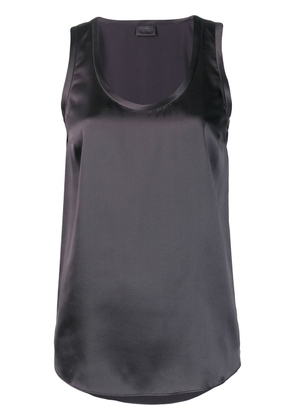 Brunello Cucinelli sleeveless shift blouse - Grey