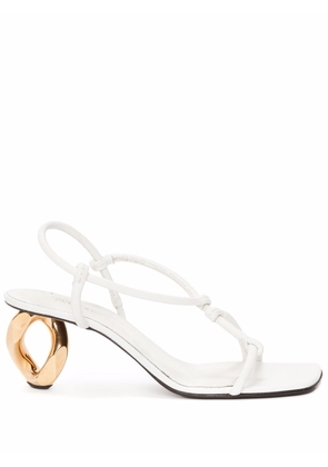 JW Anderson chain-link high-heel sandals - White