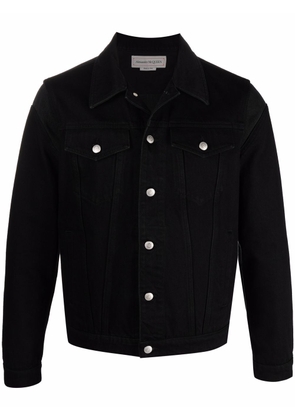 Alexander McQueen cotton denim jacket - Black