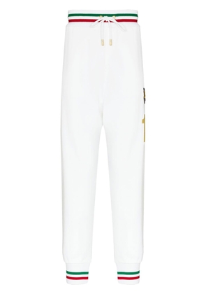 Dolce & Gabbana stripe-trim track pants - White