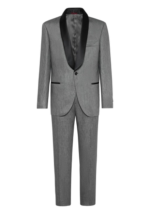 Brunello Cucinelli single-breasted linen suit - Grey
