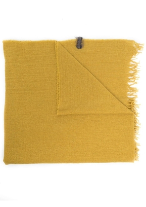 Fabiana Filippi frayed-hem scarf - Yellow