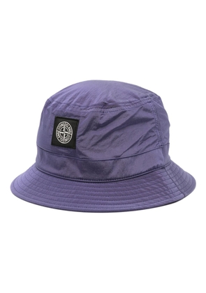 Stone Island Compass-motif bucket hat - Purple