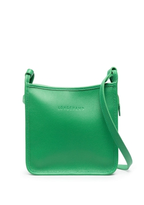 Longchamp small Le Foulonné leather crossbody bag - Green