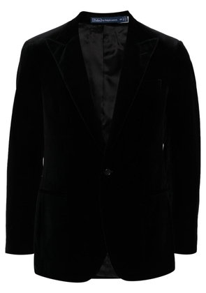 Polo Ralph Lauren velvet cotton blazer - Black