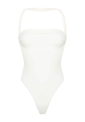 Gcds Couture halterneck swimsuit - White