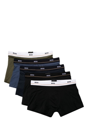 BOSS five-pack logo-print boxers - Black