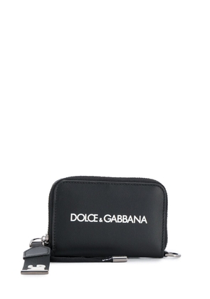 Dolce & Gabbana mini logo-print wallet - Black