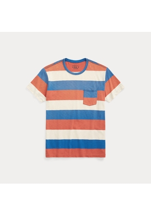 Striped Jersey Pocket T-Shirt
