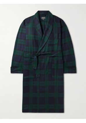 Pendleton - Checked Merino Wool Robe - Men - Multi - M
