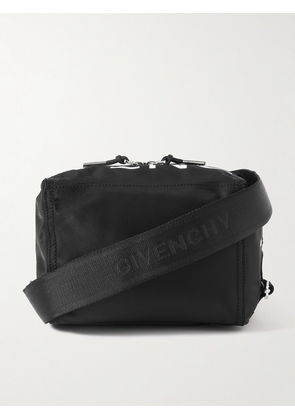 Givenchy - Pandora Small Logo-Print Shell Messenger Bag - Men - Black