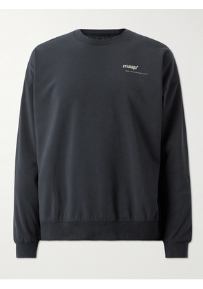 MAAP - Logo-Print Stretch-Jersey Sweatshirt - Men - Black - S