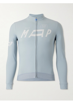 MAAP - Adapt Thermal Logo-Print Stretch Cycling Jersey - Men - Blue - S
