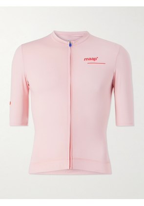 MAAP - Logo-Print Stretch Recycled Cycling Jersey - Men - Pink - S