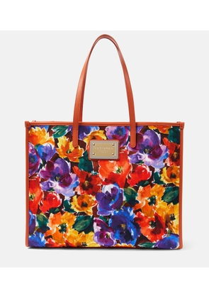 Dolce&Gabbana Large floral canvas shopper