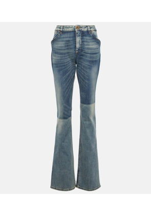 Balmain Mid-rise bootcut jeans