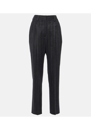 Blazé Milano Banker pinstripe wool straight pants