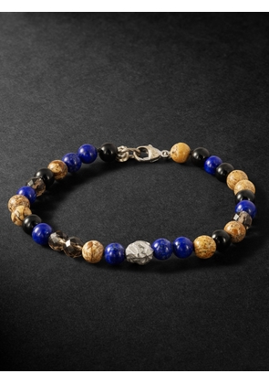 Elhanati - Isha White Gold Multi-Stone Bracelet - Men - Blue
