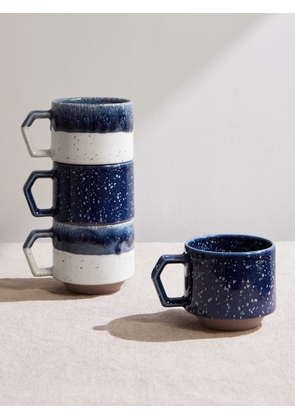 Japan Best - Set of Four Ceramic Mugs - Men - White