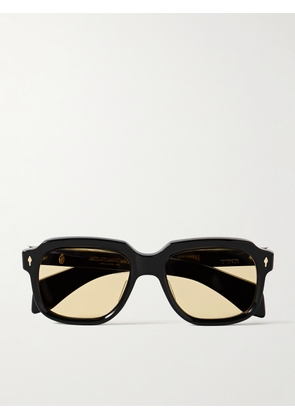 Jacques Marie Mage - Union D-Frame Acetate and Gold-Tone Sunglasses - Men - Black