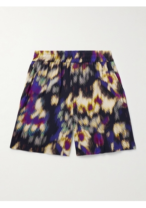 Marant - Vataya Printed Woven Shorts - Men - Purple - XS