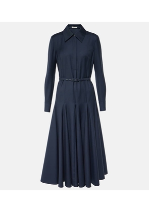Emilia Wickstead Marione checked wool shirt dress