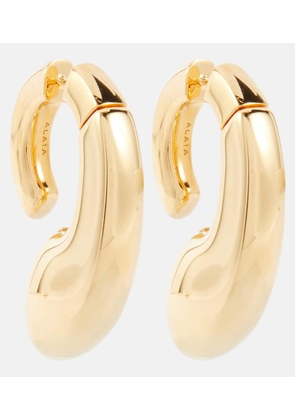 Alaïa Drip gold-plated earrings