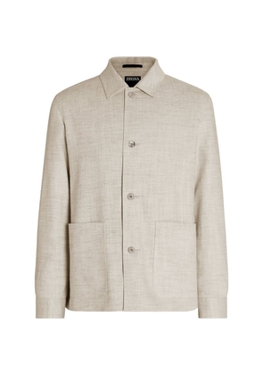 Zegna Silk-Linen Chore Jacket