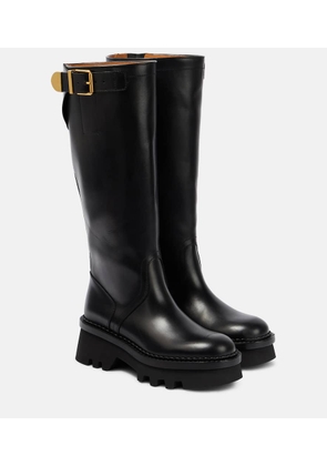 Chloé Owena leather knee-high boots