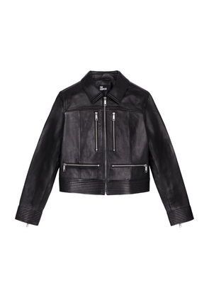 The Kooples Leather Collared Jacket