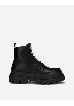 Dolce & Gabbana Stivaletto - Man Boots Black Leather 44.5