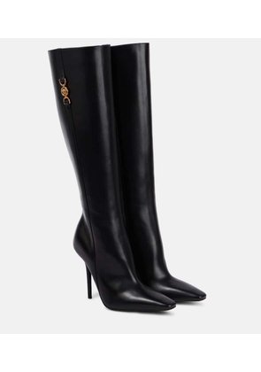 Versace Medusa '95 leather knee-high boots