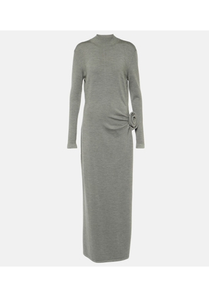 Magda Butrym Wool, silk, and cashmere maxi dress