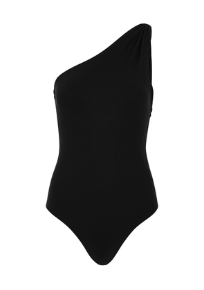 Totême Twisted One-shoulder Swimsuit - Black - M