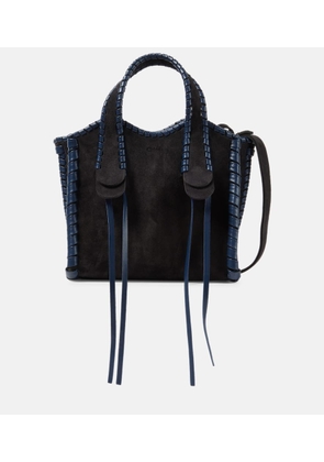 Chloé Mony Small suede tote bag