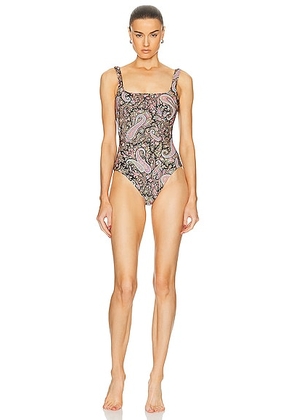 Etro One Piece Swimsuit in Black Multi - Black. Size XS (also in M).