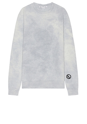 Acne Studios Knit Sweater in Dusty Blue - Baby Blue. Size S (also in L, M, XL/1X).