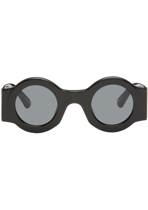 Dries Van Noten Black Linda Farrow Edition 98 Sunglasses