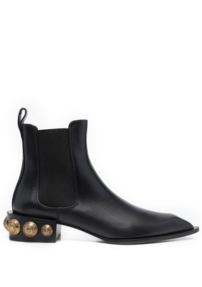 Balmain studded ankle boots - Black