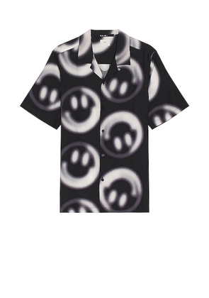 Ksubi Happy Resort Shirt in Black. Size L, S, XL.