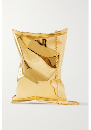 Anya Hindmarch - Crisp Packet Gold-tone Clutch - One size