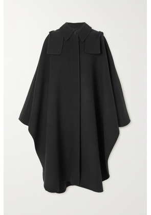 Chloé - Hooded Wool And Cashmere-blend Poncho - Black - XS/S,M/L