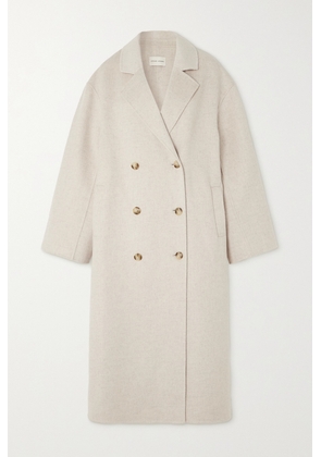 LOULOU STUDIO - Borneo Double-breasted Wool And Cashmere-blend Coat - Neutrals - x small,small,medium,large