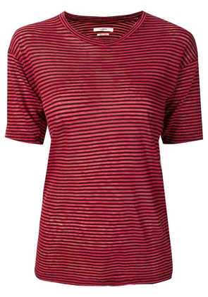 MARANT ÉTOILE striped T-shirt - Red