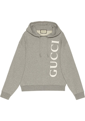 Gucci logo hoodie - Grey