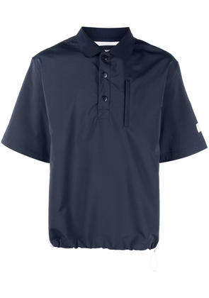 Manors Golf logo-print polo shirt - Blue