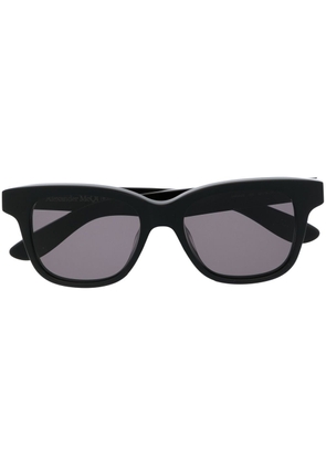 Alexander McQueen Eyewear rectangular frame tinted lens sunglasses - Black