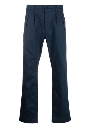 Rossignol pleat-detail chino trousers - Blue